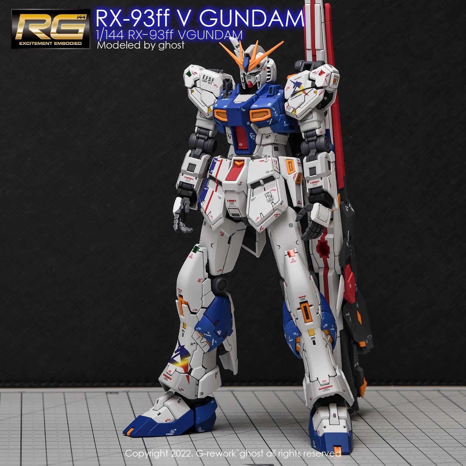 CD-RG32FF- RG 1/144 RX-93FF Nu Gundam water decal [G-REWORK] - Show Me What You Bot