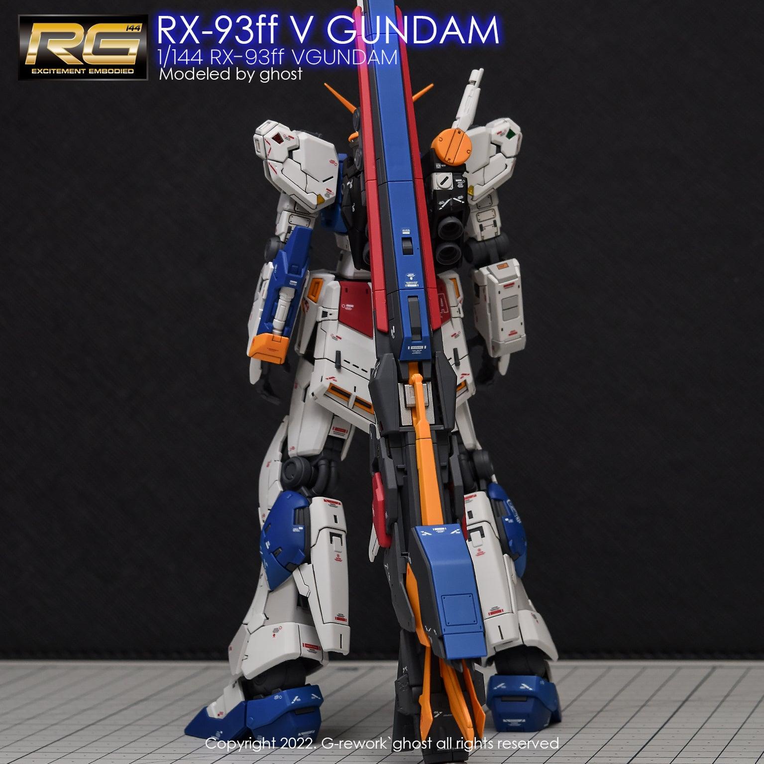 CD-RG32FF- RG 1/144 RX-93FF Nu Gundam water decal [G-REWORK] - Show Me What You Bot