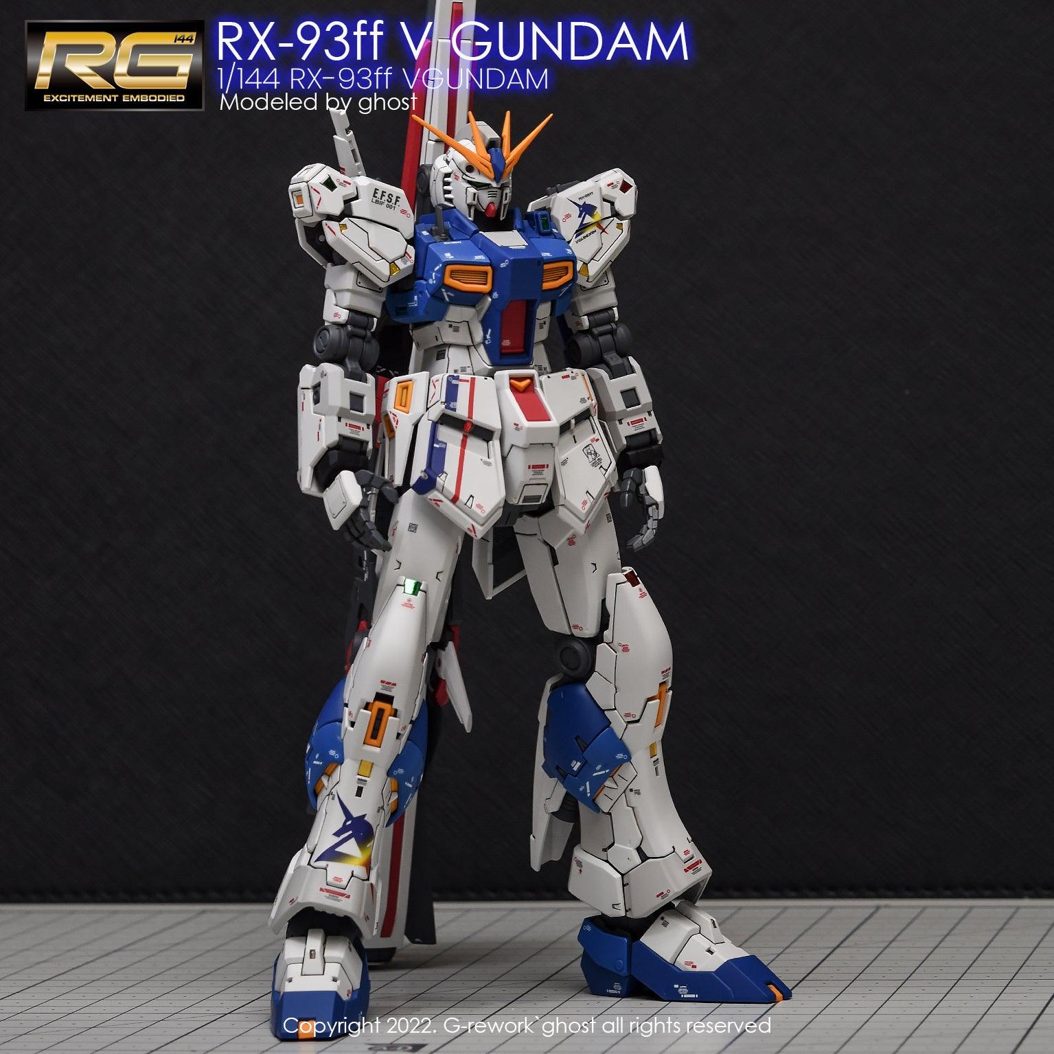 CD-RG32FF- RG 1/144 RX-93FF Nu Gundam water decal [G-REWORK] - Show Me What You Bot