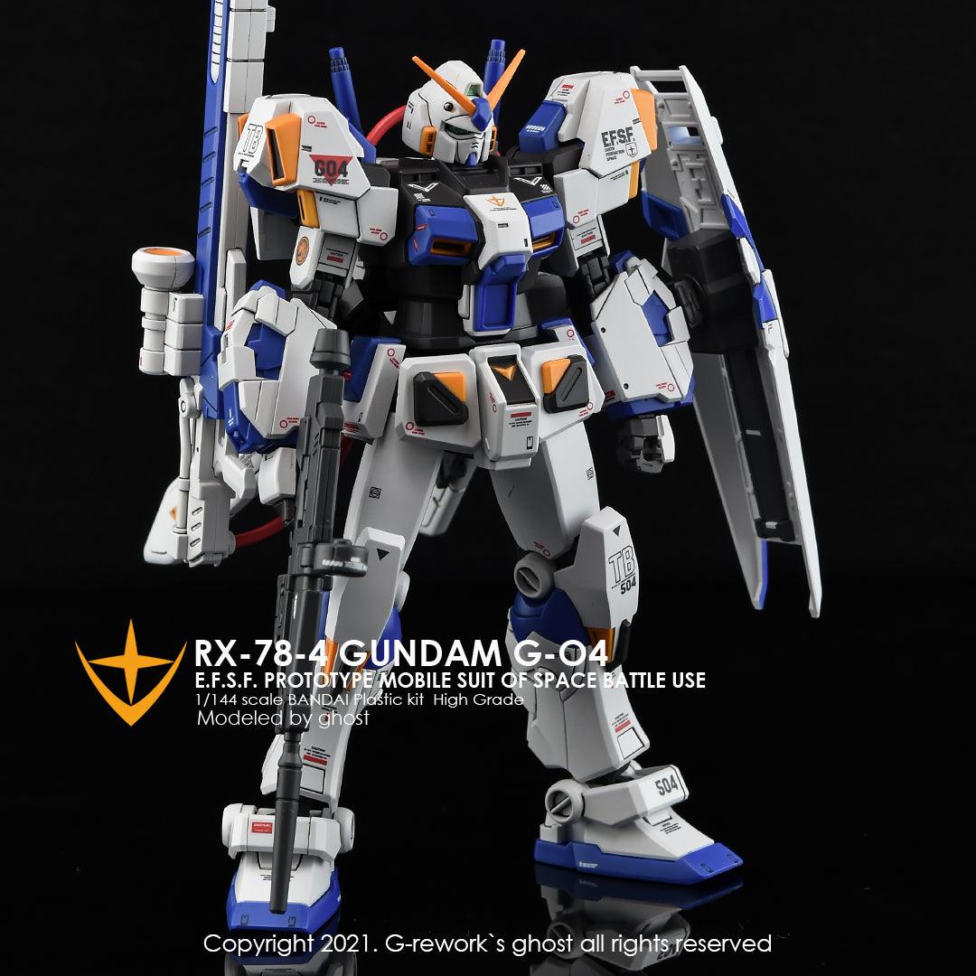 CD-HL-7804 - HG 1/144 RX-78-04/05 Full Set Water Decal [G-REWORK] - Show Me What You Bot