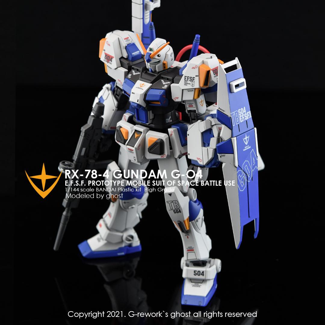 CD-HL-7804 - HG 1/144 RX-78-04/05 Full Set Water Decal [G-REWORK] - Show Me What You Bot