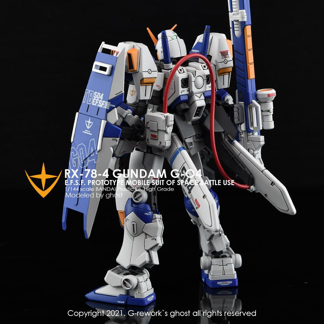 CD-HL-7804 - HG 1/144 RX-78-04/05 Full Set Water Decal [G-REWORK] - Show Me What You Bot