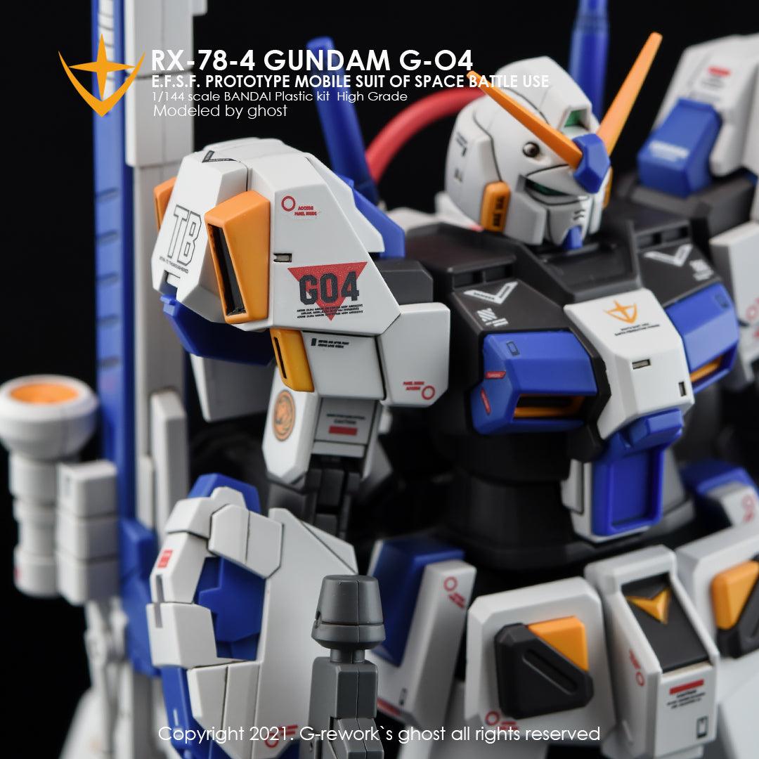 CD-HL-7804 - HG 1/144 RX-78-04/05 Full Set Water Decal [G-REWORK] - Show Me What You Bot