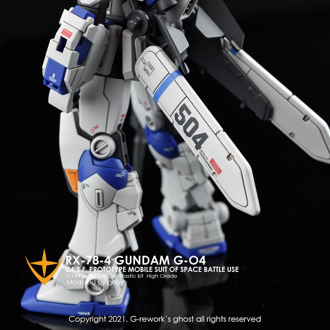 CD-HL-7804 - HG 1/144 RX-78-04/05 Full Set Water Decal [G-REWORK] - Show Me What You Bot