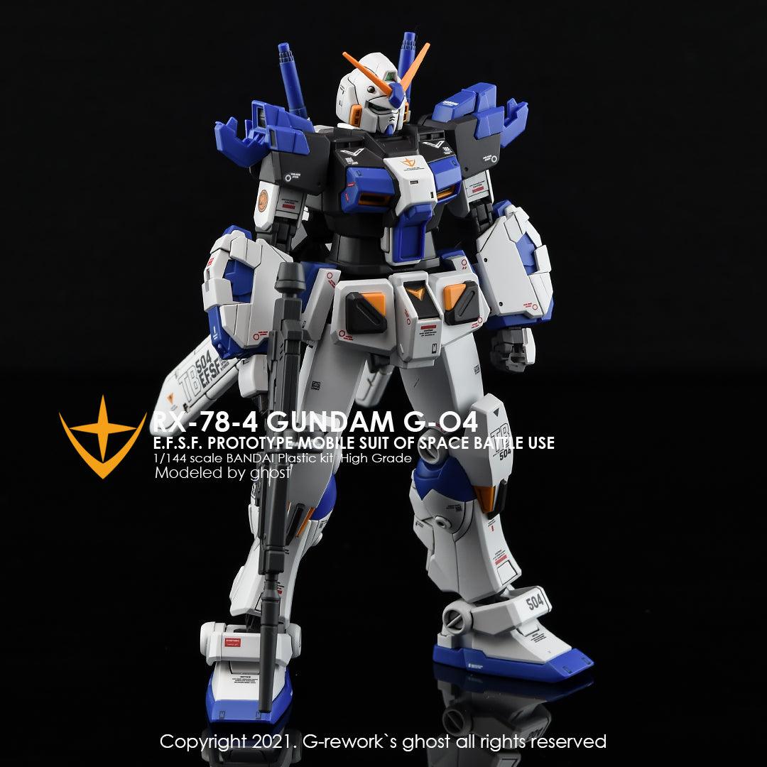 CD-HL-7804 - HG 1/144 RX-78-04/05 Full Set Water Decal [G-REWORK] - Show Me What You Bot