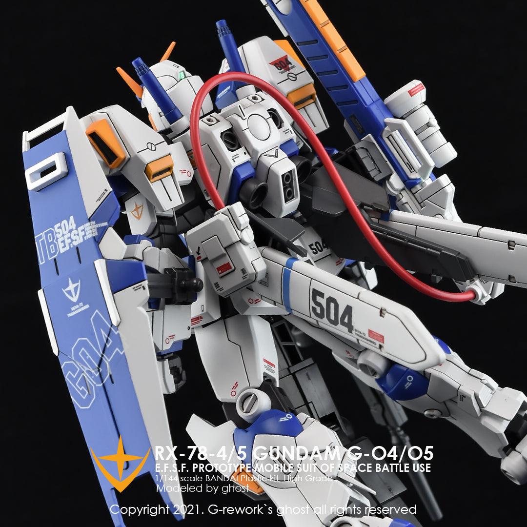 CD-HL-7804 - HG 1/144 RX-78-04/05 Full Set Water Decal [G-REWORK] - Show Me What You Bot