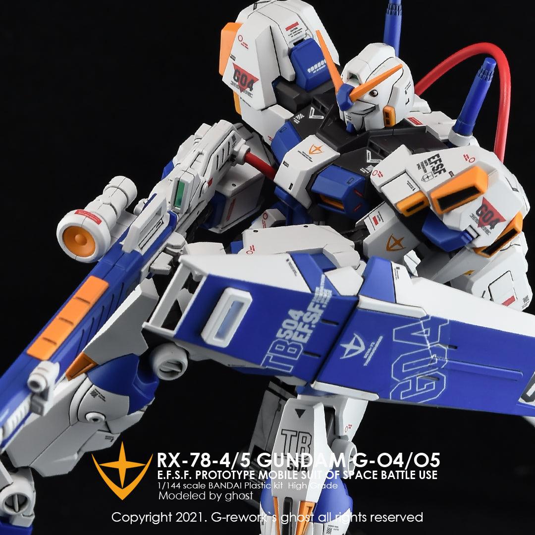 CD-HL-7804 - HG 1/144 RX-78-04/05 Full Set Water Decal [G-REWORK] - Show Me What You Bot