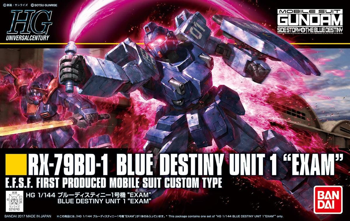 HG 1/144 RX-79BD-1 - Blue Destiny Unit 1 "EXAM"