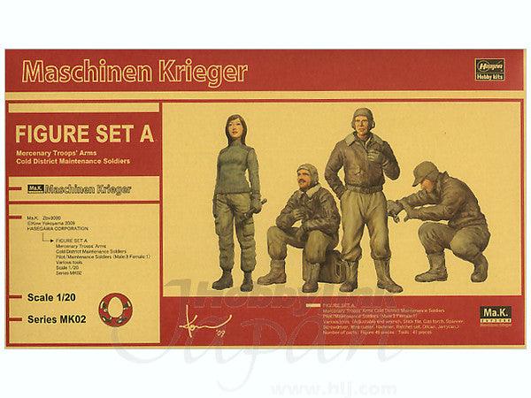 MK02 - 1/20 Ma.K Figure Set A (Mercenary Troops' Arms Cold District Maintenance Soldiers (Maschinen Krieger) [Hasegawa]