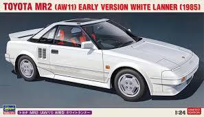 1/24 Toyota MR2 (AW11) Early Version White Lanner (1985) [Hasegawa]