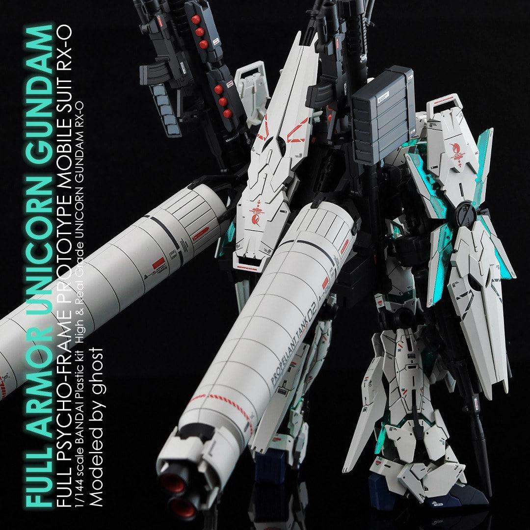 1/144 RX-0 Full Armor Unicorn Gundam Water Decal [G-REWORK] - Show Me What You Bot