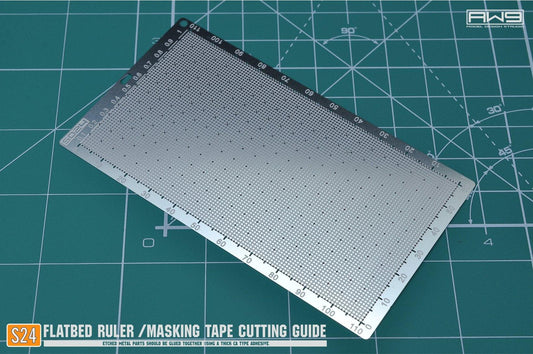 S24 - Flatbed Ruler Masking Tape Guide [Madworks] - Show Me What You Bot