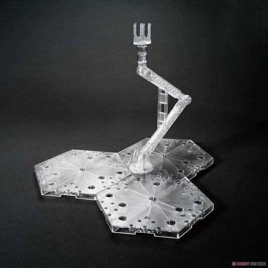 Action Base 4 - 1/100 or 1/144 Scale Clear Display Stand - Show Me What You Bot