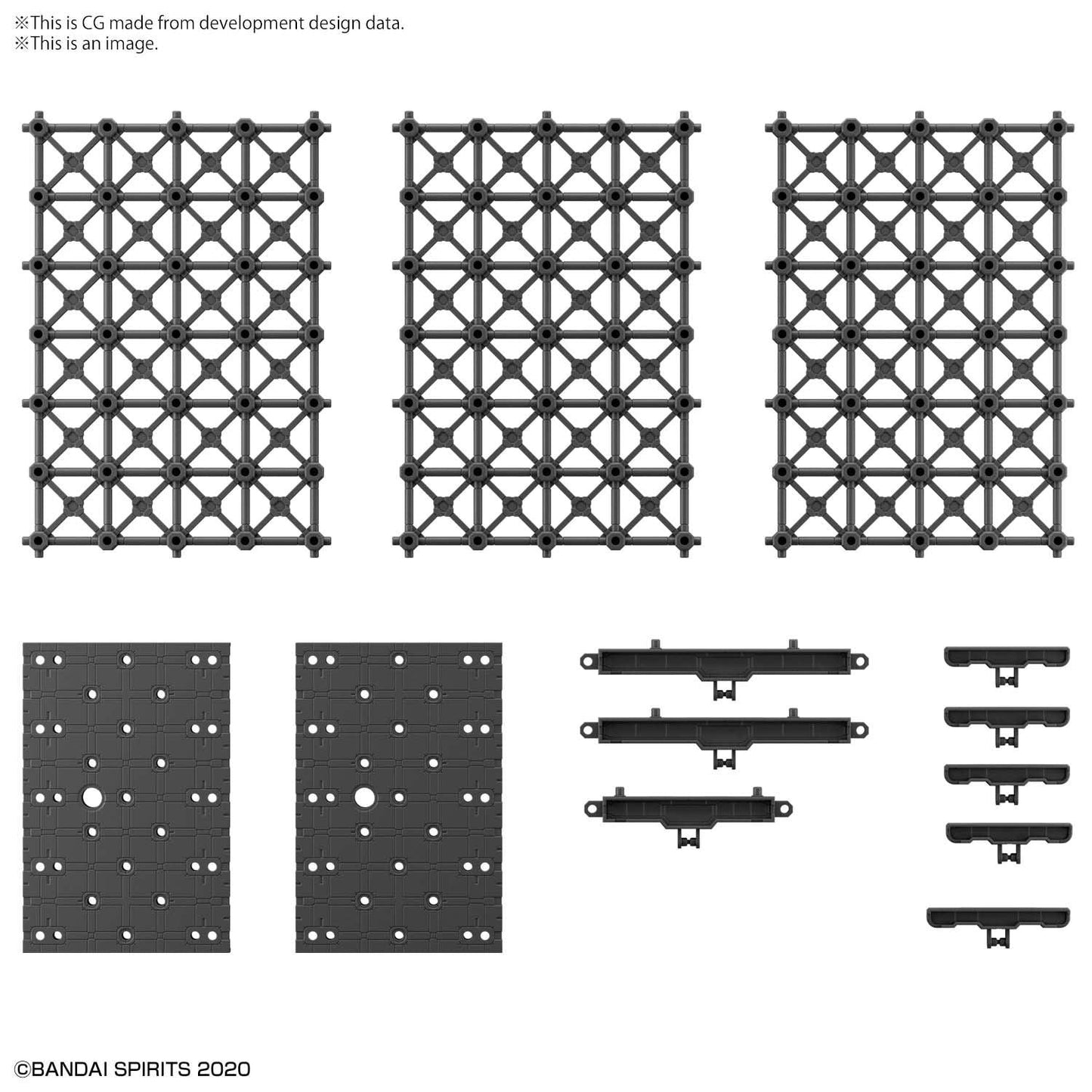 30MM 1/144 Customize Scene Base (Truss Base Ver.) [2021] - Show Me What You Bot