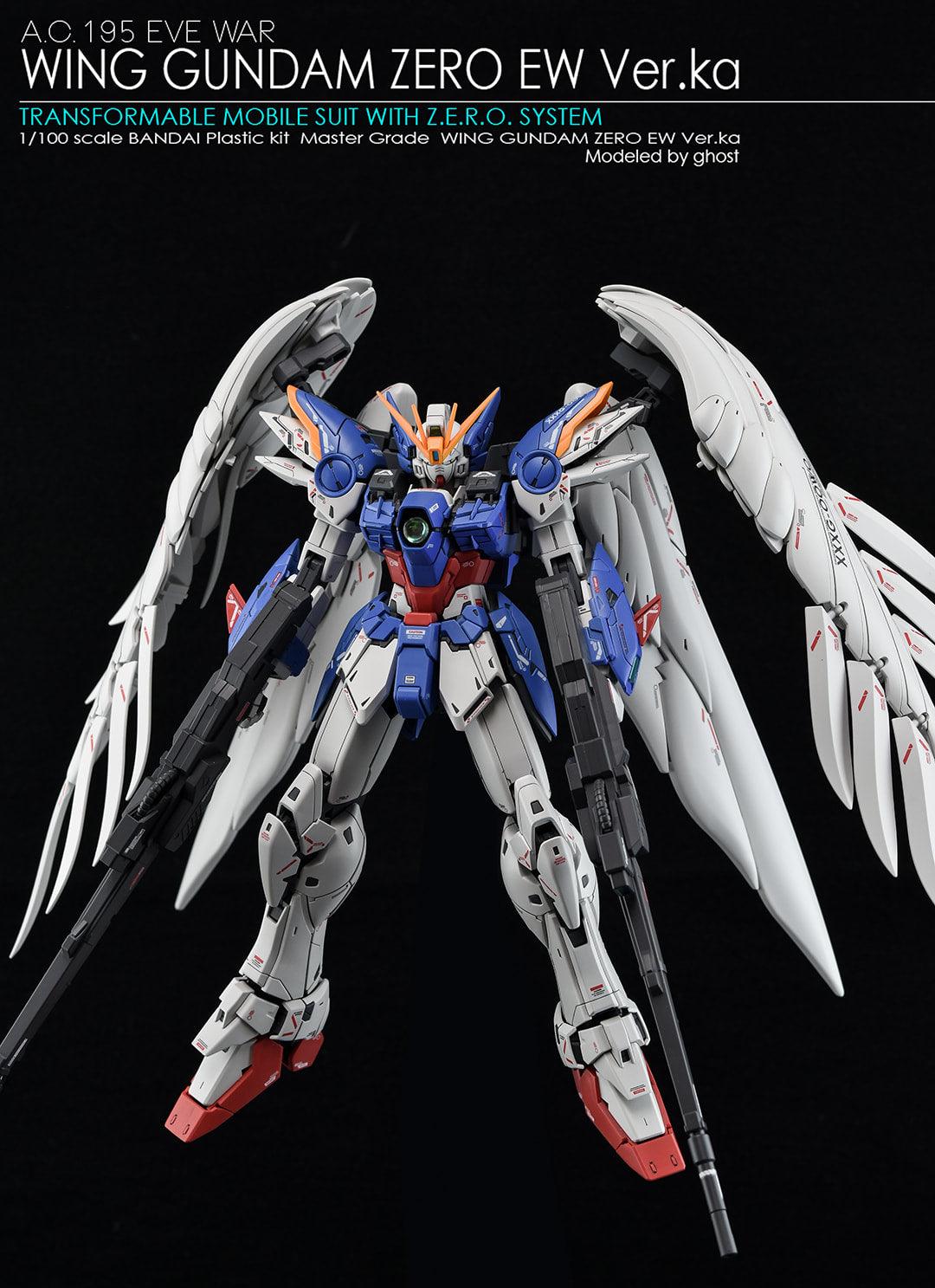 CD-M215 - MG 1/100 XXXG-00W0 Wing Gundam Zero Ver.Ka Water Decal 2.0 [G-REWORK] - Show Me What You Bot