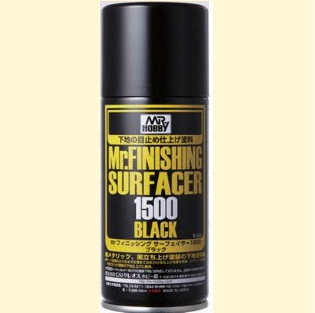 B526 - Mr Finishing Surfacer 1500 Spray [Black] - Show Me What You Bot