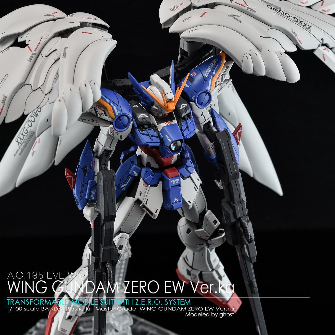 CD-M215 - MG 1/100 XXXG-00W0 Wing Gundam Zero Ver.Ka Water Decal 2.0 [G-REWORK] - Show Me What You Bot