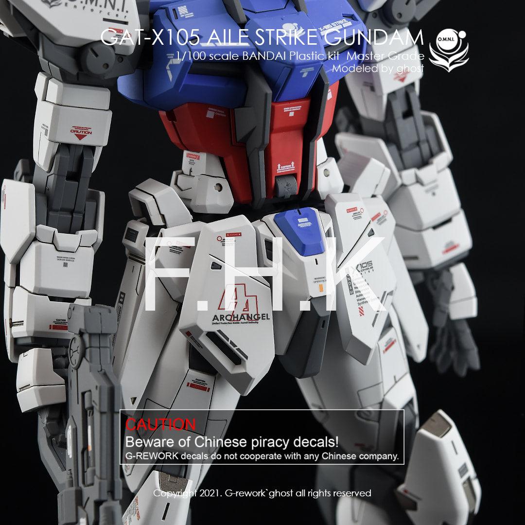 CD-M169 - MG 1/100 Aile Strike Gundam Ver RM Water Decal [G-REWORK] - Show Me What You Bot