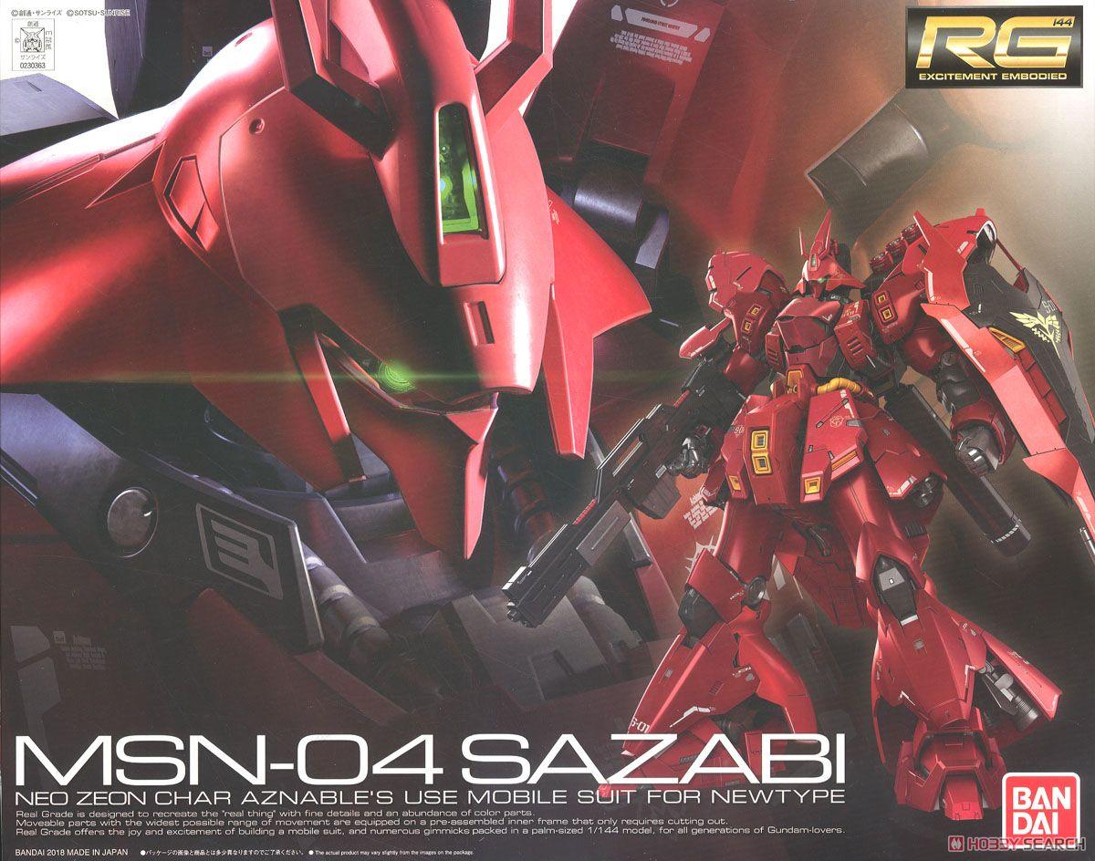 RG 1/144 MSN-04 Sazabi - Show Me What You Bot