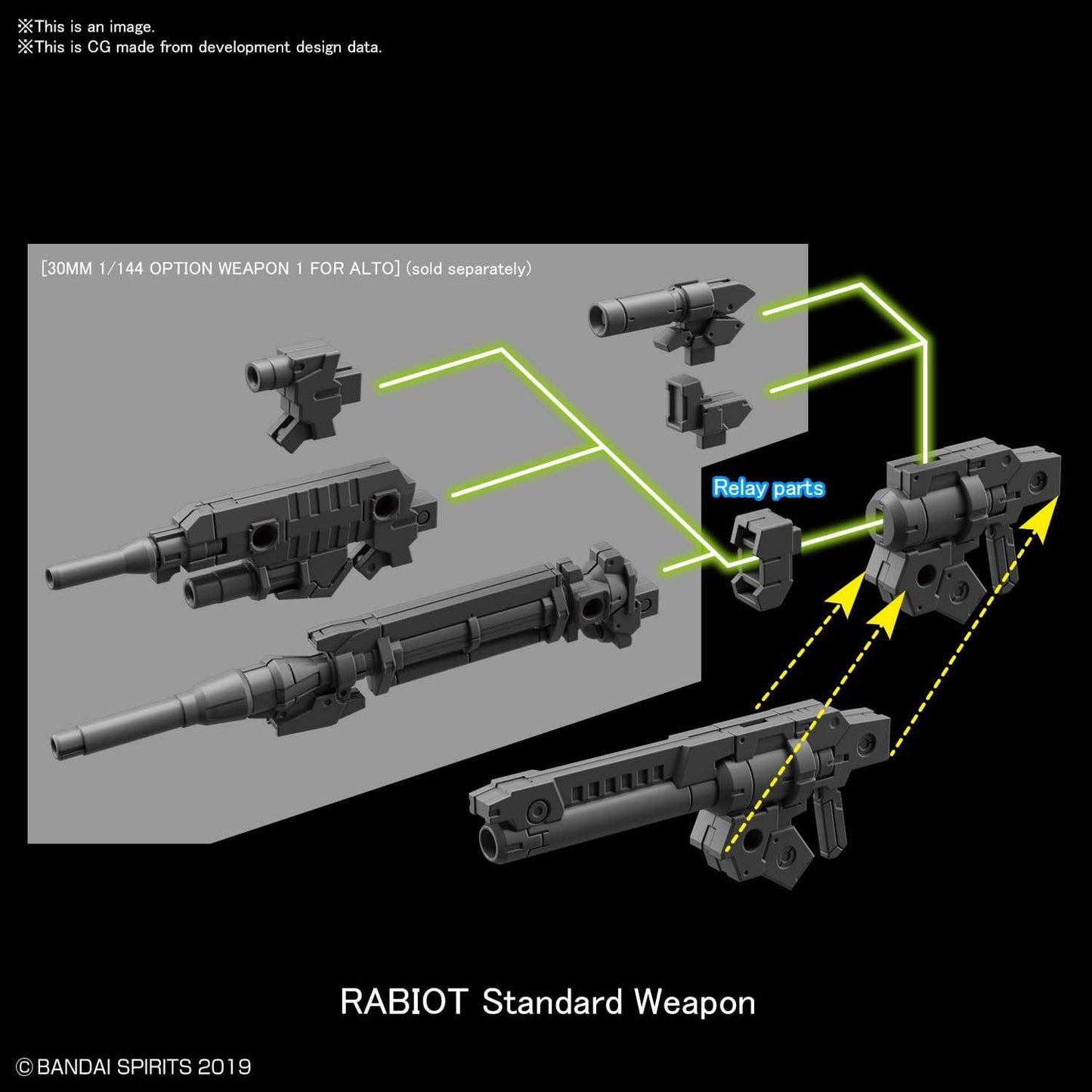 30MM 1/144 eEXM-21 RABIOT [NAVY] - Show Me What You Bot