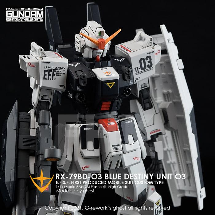 CD-H209 - HG 1/144 RX-79 Blue Destiny Unit 3 Water Decal [G-REWORK] - Show Me What You Bot