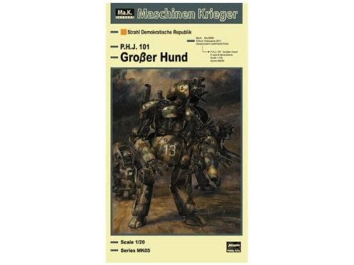 MK05 - 1/20 Humanoid Unmanned Interceptor Grober Hund (Maschinen Krieger) [Hasegawa] - Show Me What You Bot