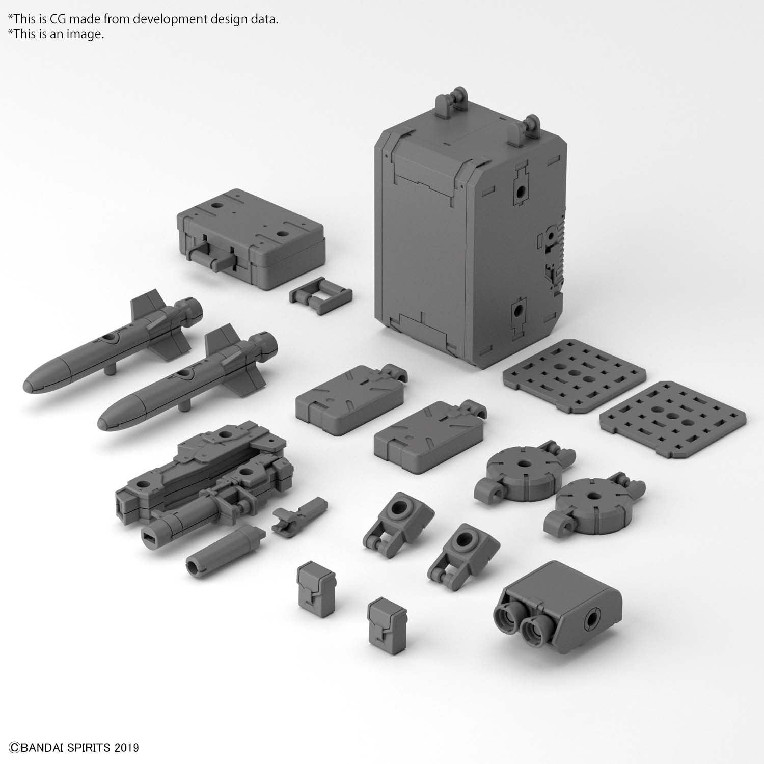 30MM 1/144 OPTION PARTS SET 8 (MULTI BACKPACK) [2022] - Show Me What You Bot