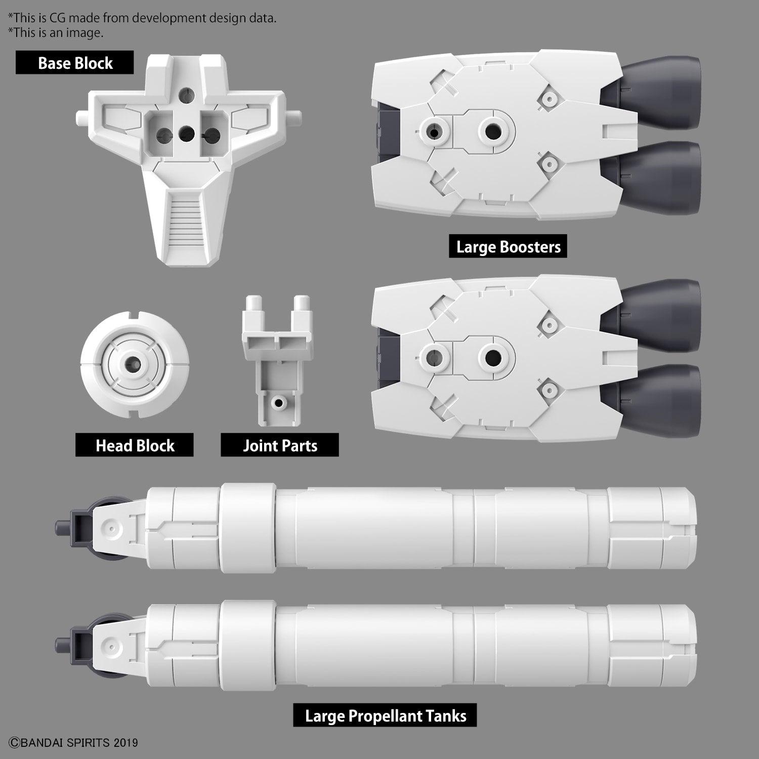 30MM 1/144 Large Propellant Tanks - Option Parts Set 10 - Show Me What You Bot