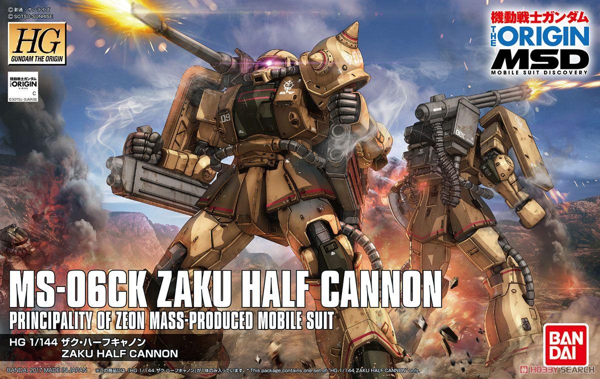 HG 1/144 The Origin: Zaku Half Cannon - Show Me What You Bot