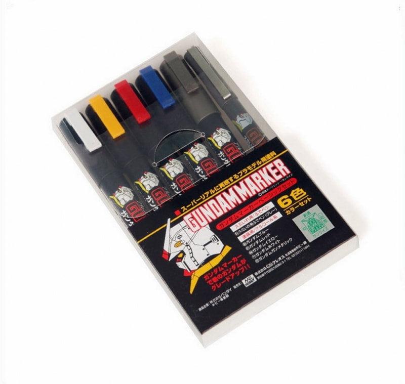 Mr. Hobby Gundam Marker Basic 6-Color Set (B096818F99) - Show Me What You Bot