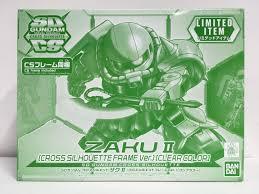 SDCS Zaku II + CS Frame Clear Color Expo Limited - Show Me What You Bot