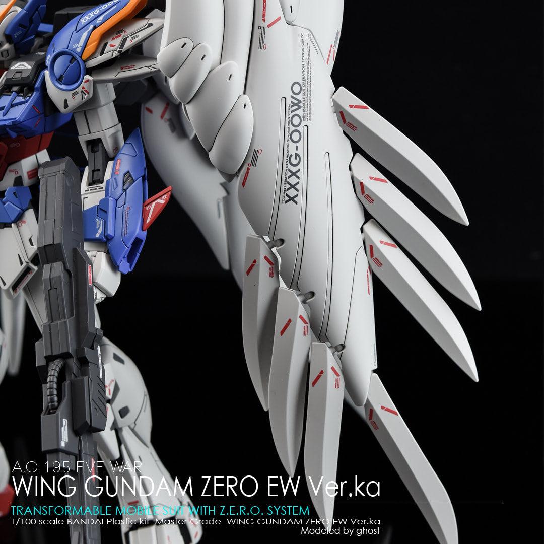 CD-M215 - MG 1/100 XXXG-00W0 Wing Gundam Zero Ver.Ka Water Decal 2.0 [G-REWORK] - Show Me What You Bot