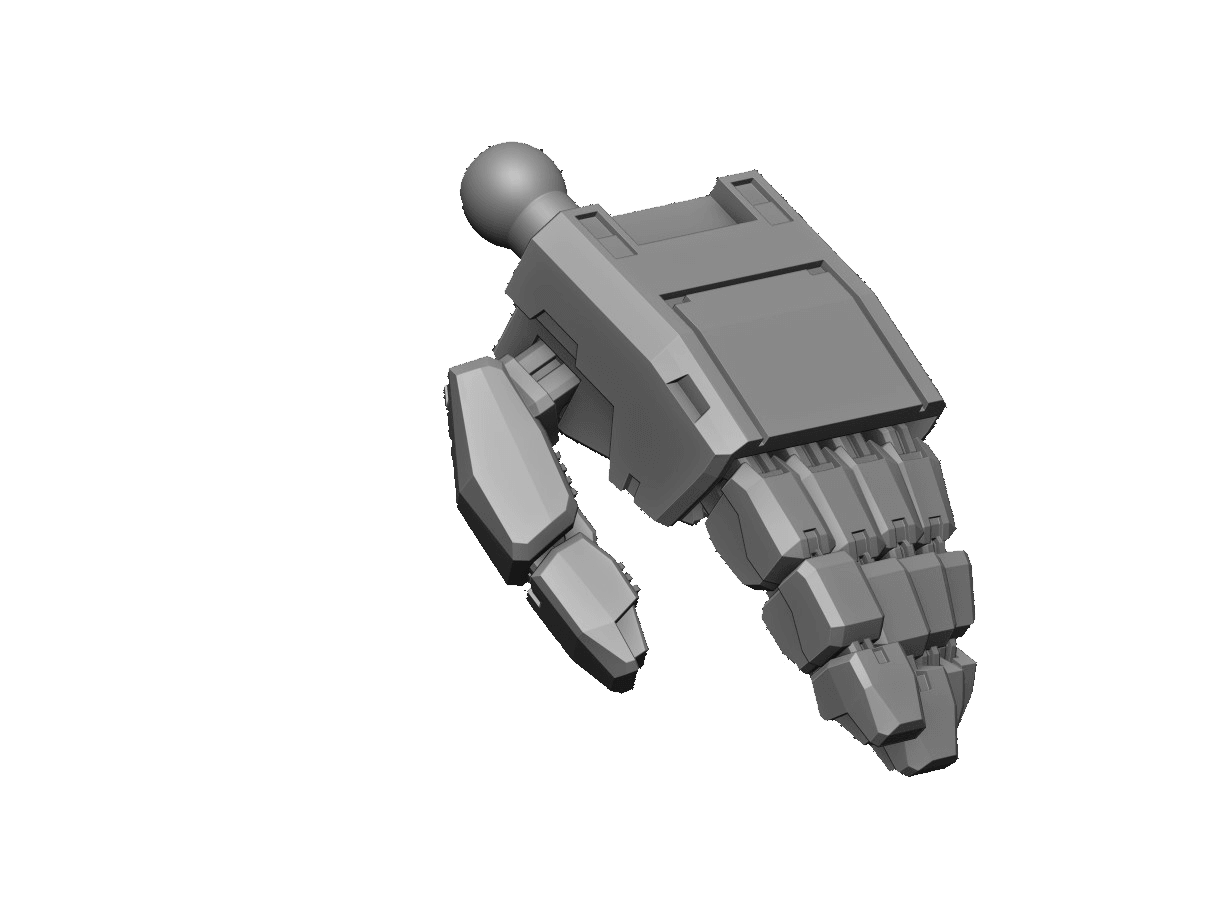 HDM Model | HM-01 Hands | Normal [Multiple Sizes] - Show Me What You Bot