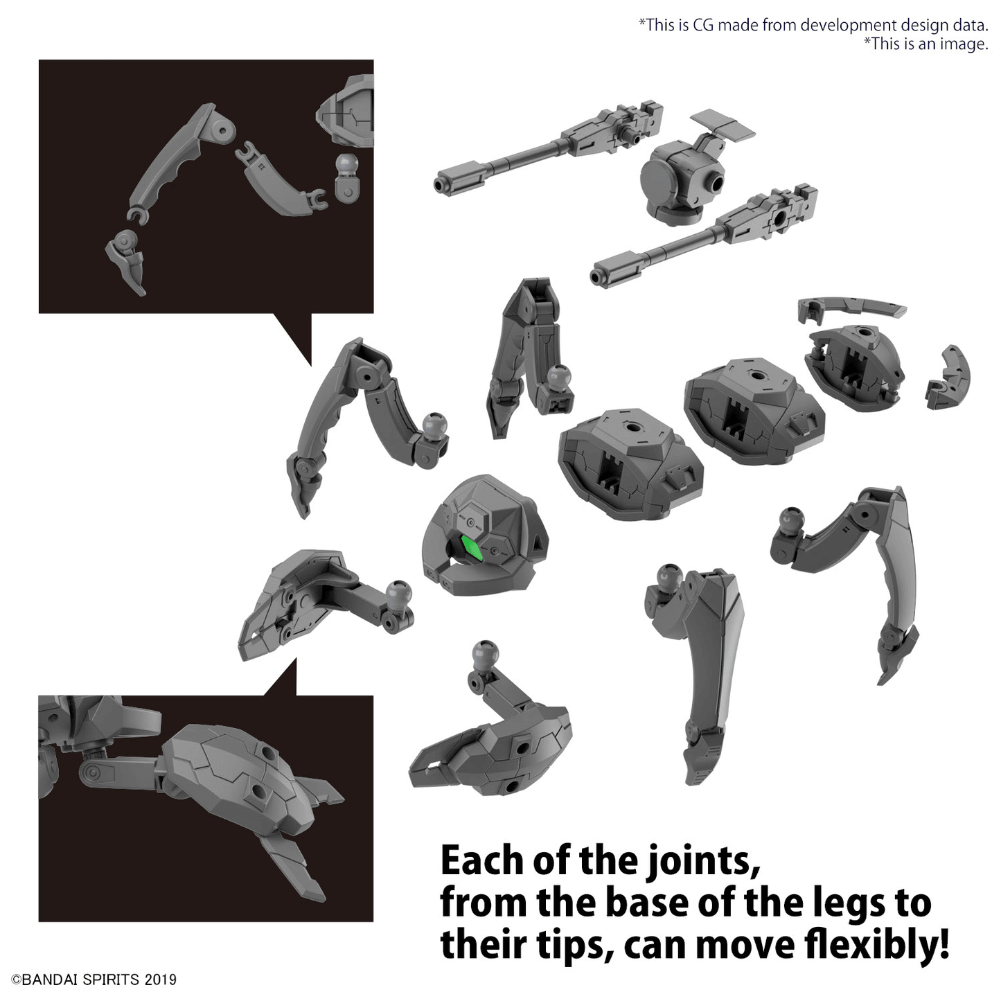 30MM 1/144 Extended Armament Vehicle [Multiple Legs Mecha Ver.] - Show Me What You Bot