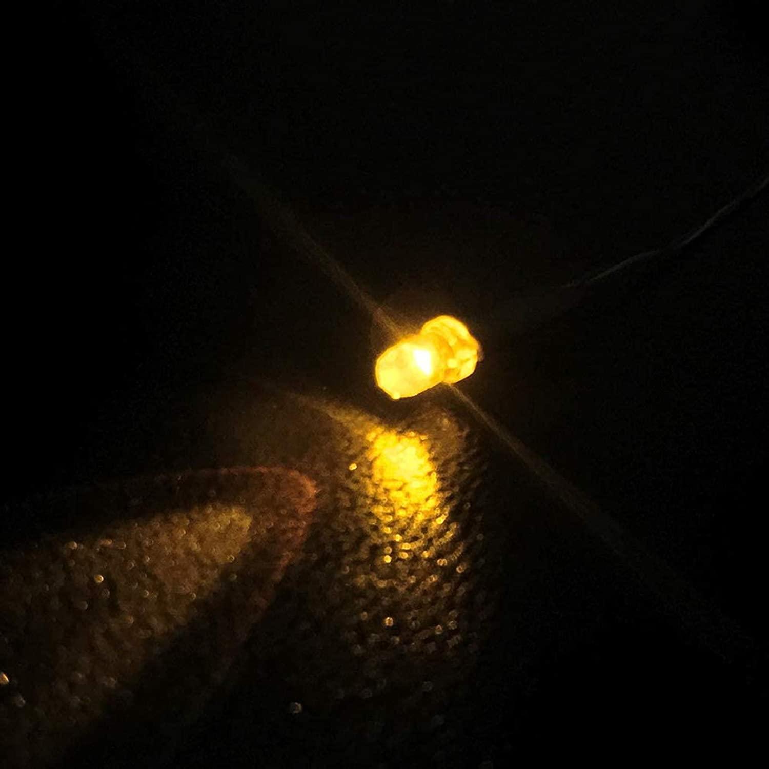 VAL02Y- 3mm Shell Type YELLOW LED - Show Me What You Bot