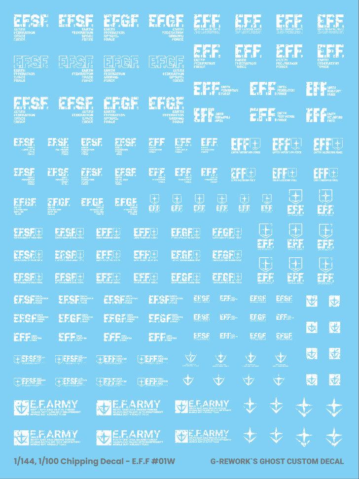 CP-EF-01-W - (White) Chipping Decal EFF Water Decal [G-REWORK] - Show Me What You Bot