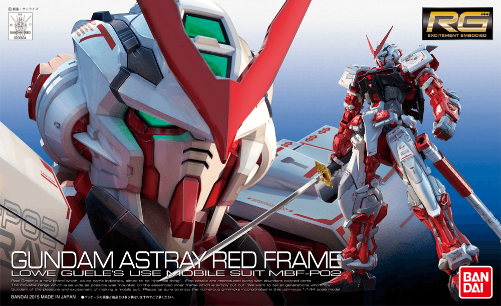 RG 1/144 MBF-P02 Gundam Astray Red Frame - Show Me What You Bot