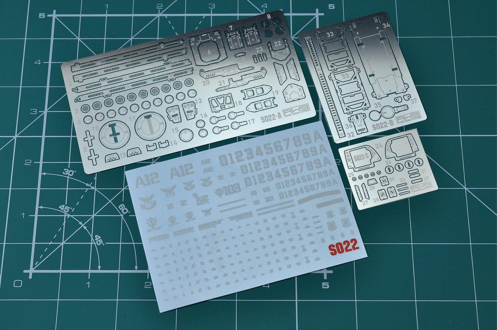 S22 - HGGTO MS-06S Zaku II Photo Etch Parts [Madworks] - Show Me What You Bot