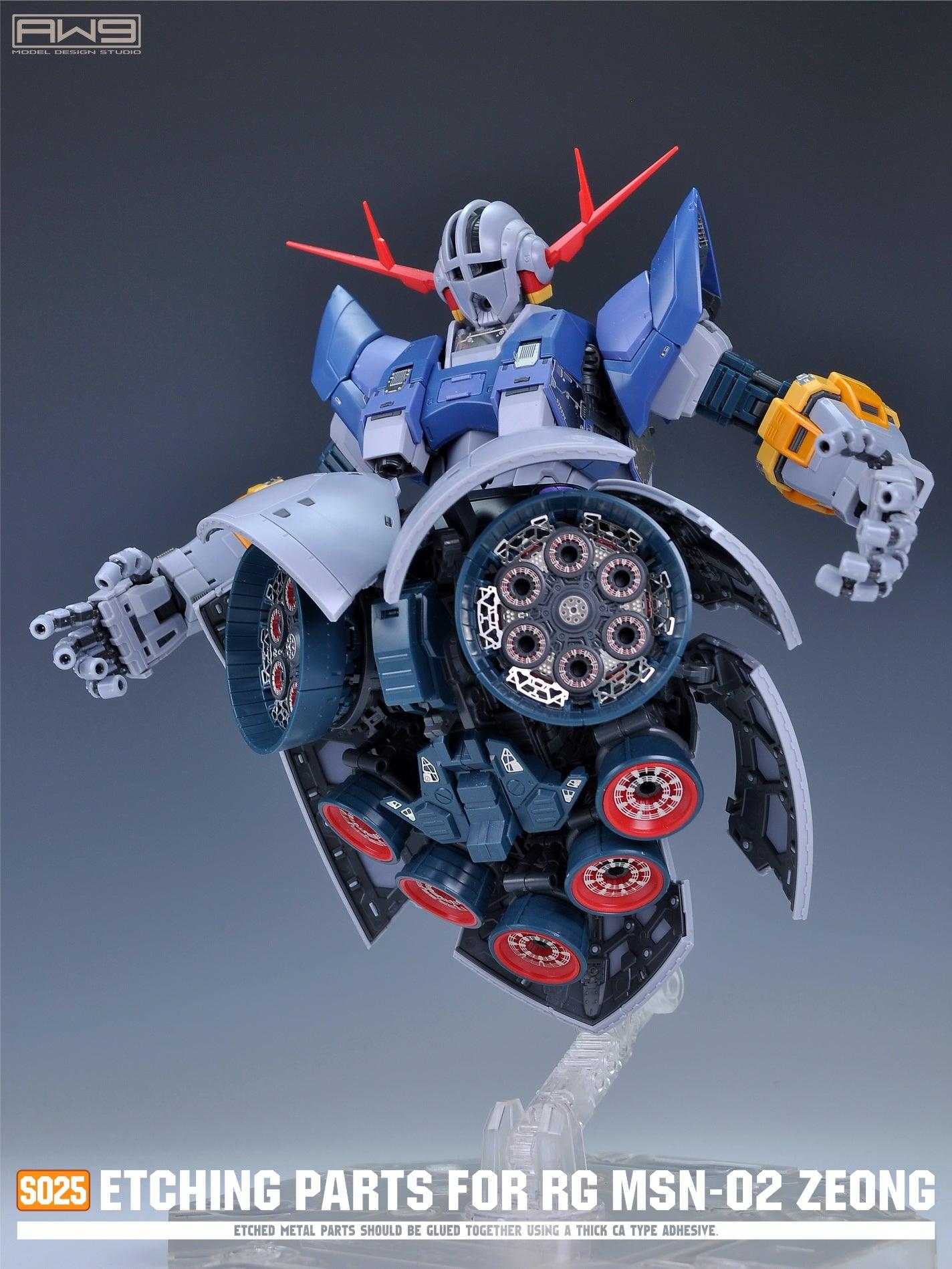 S25 - RG 1/144 MSN-02 Zeong Photo Etch Parts + Water Decal [Madworks] - Show Me What You Bot