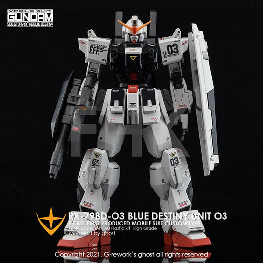 CD-H209 - HG 1/144 RX-79 Blue Destiny Unit 3 Water Decal [G-REWORK] - Show Me What You Bot