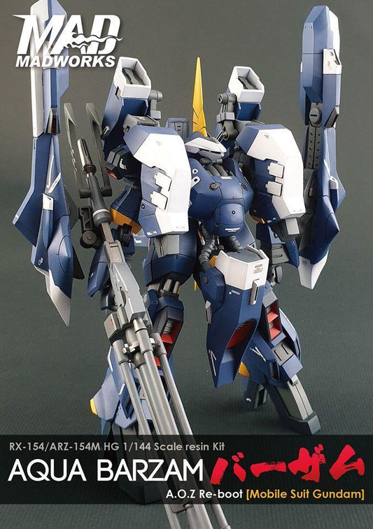 GK02-BARZAM - HG 1/144 Aqua Barzam Resin Kit [Madworks] - Show Me What You Bot