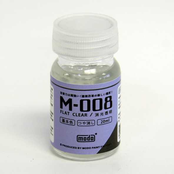 M-008 | MODO PAINT FACTORY | Flat Clear [20ml] - Show Me What You Bot