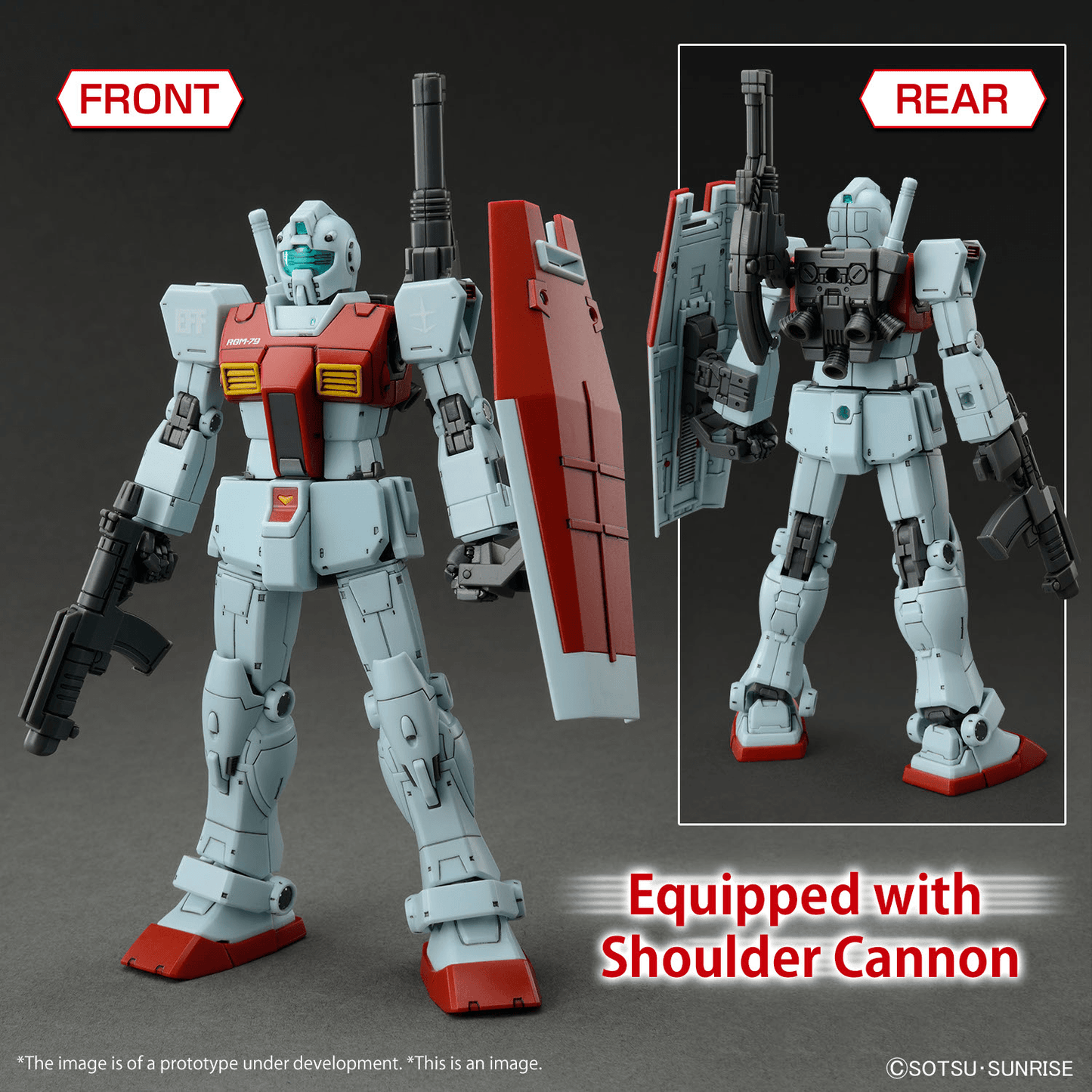 HG 1/144 GM (Shoulder Cannon/Missile Pod) - Show Me What You Bot