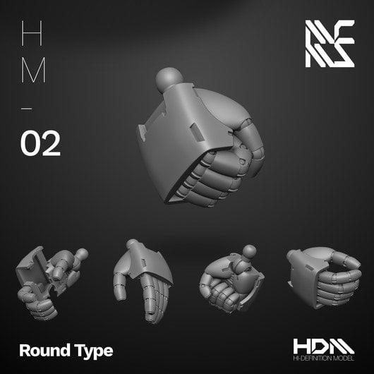 HDM Model | HM-02 Hands | Round Type - Show Me What You Bot