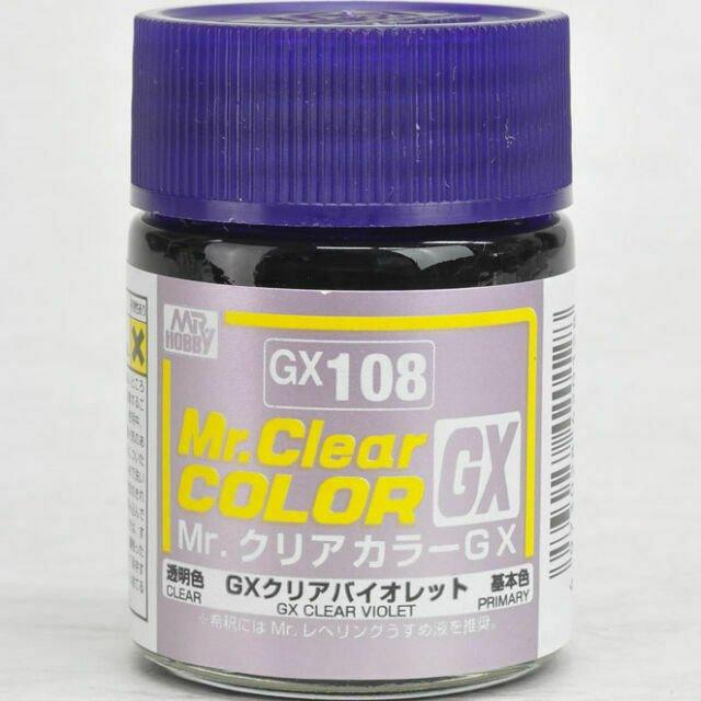 GX108 - Clear Violet | Mr.Color GX - Show Me What You Bot