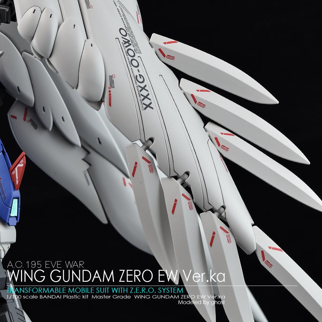 CD-M215 - MG 1/100 XXXG-00W0 Wing Gundam Zero Ver.Ka Water Decal 2.0 [G-REWORK] - Show Me What You Bot