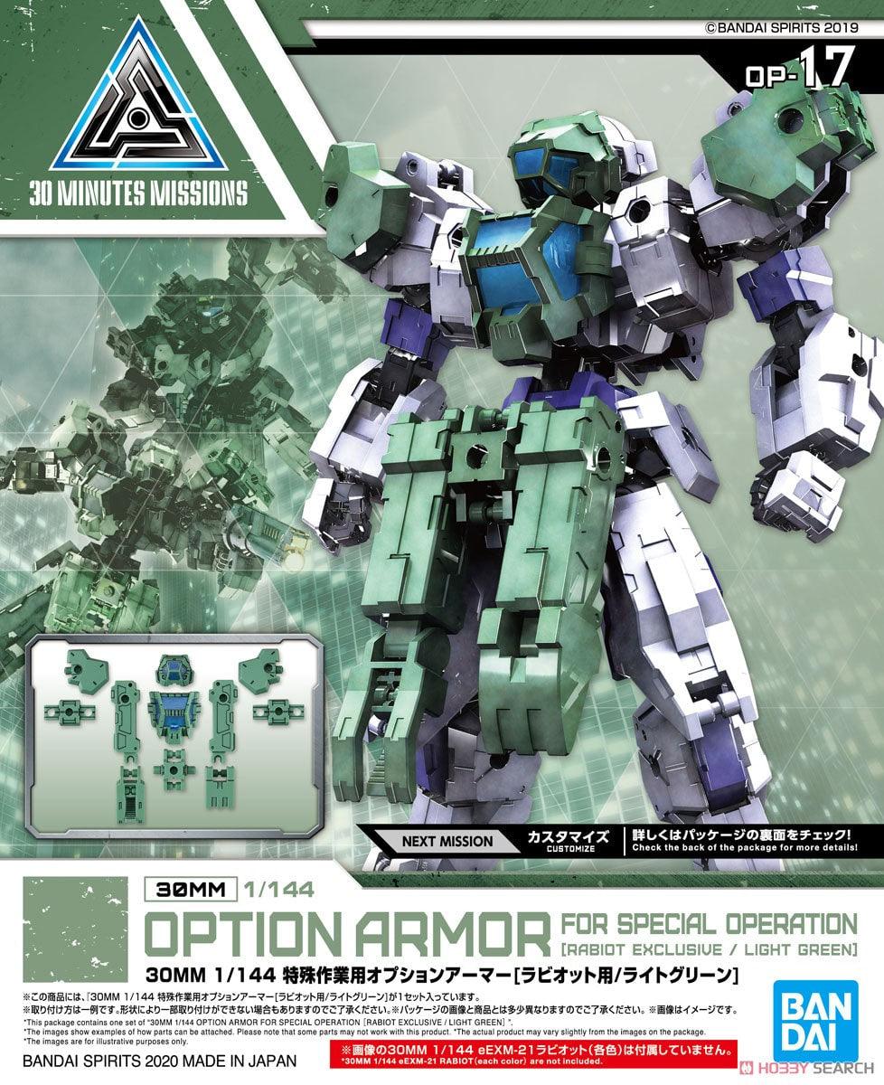 30MM - Option Armor for Special Operation (Rabiot Exclusive) - LIGHT GREEN - Show Me What You Bot