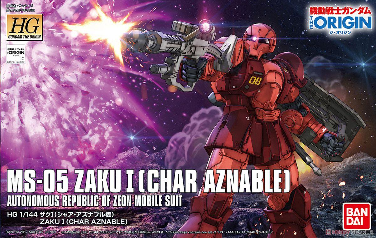 HG 1/144 The Origin: MS-05S Char Aznable's Zaku I - Show Me What You Bot