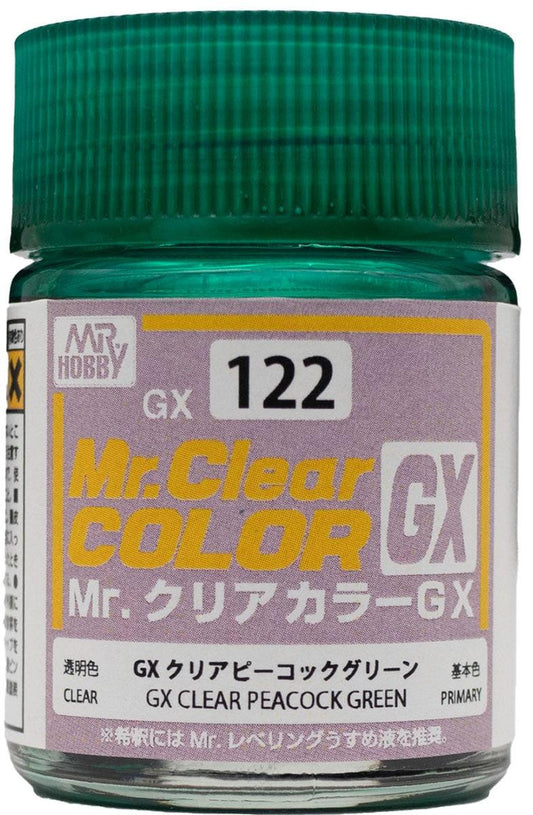 GX122 - Clear Peacock Green | Mr.Color GX - Show Me What You Bot