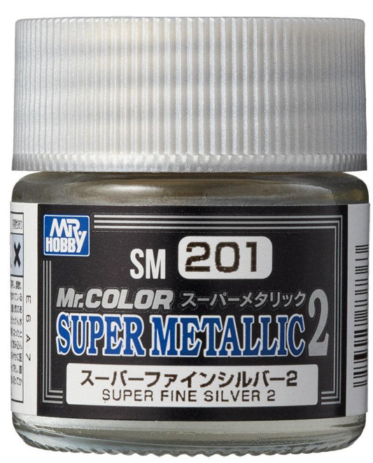 SM201 - Super Fine Silver 2 | Mr.Color Super Metallic - Show Me What You Bot